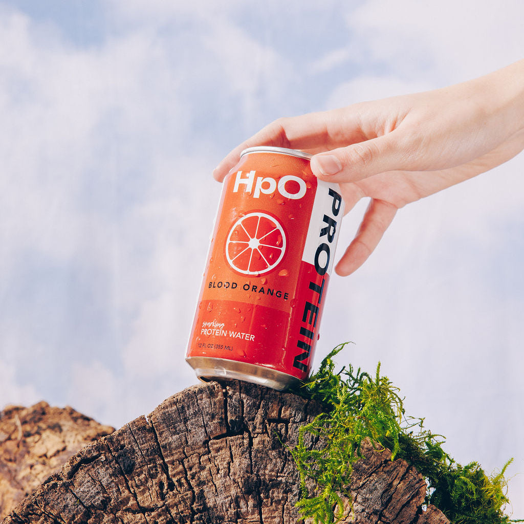 HpO Protein Sparkling Water Blood Orange